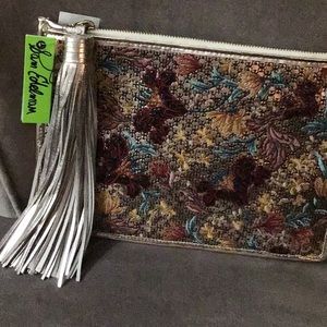 SAM EDELMAN clutch rose gold brand new